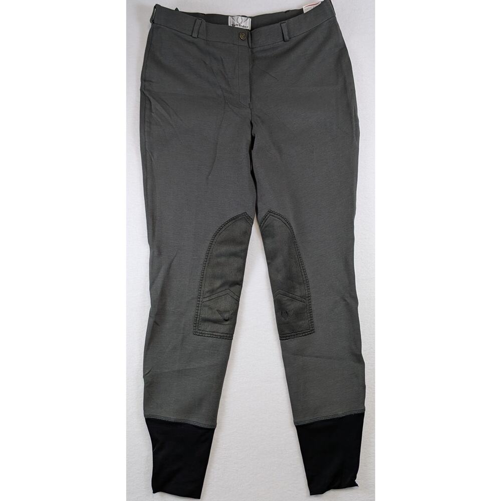 Tuff Rider Dark Grey Women's Equestrian Riding Breeches Full Seat Size 32